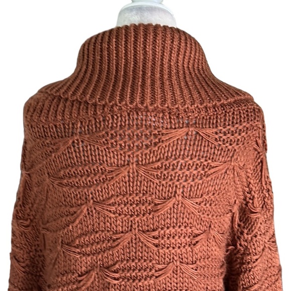 Somedays Lovin x Revolve Back at the Ranch Oversized Chunky Sweater in Ochre - L - Picture 7 of 13
